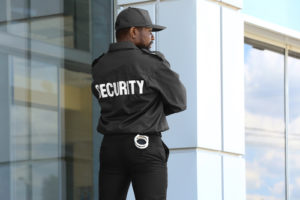 korner security guard coronavirus office building
