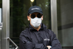 korner security guard mask enforcement