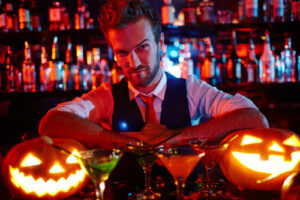 Korner security on halloween guards bars restaurants businesses