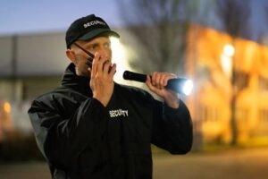 security guard nighttime dark korner security detroit